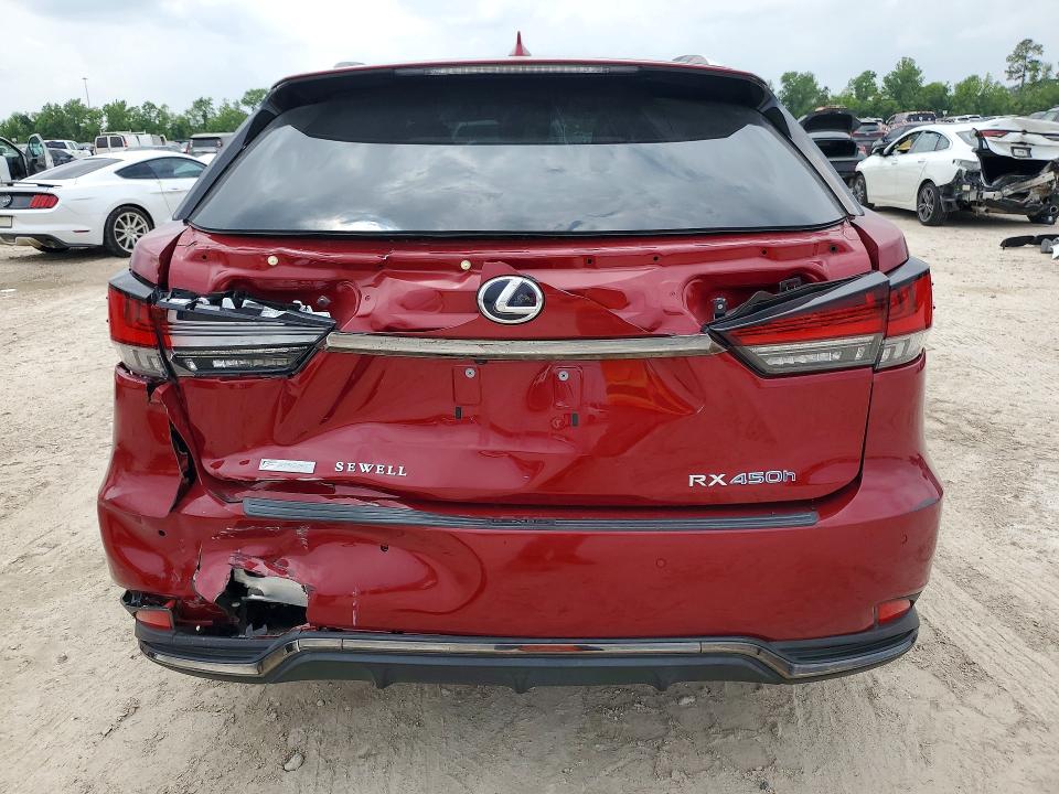 Продажа на аукционе авто 2020 Lexus Rx 450h, vin: 2T2YGMDA0LC053327, номер лота: 51461156