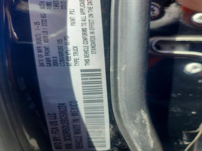 51647836 :رقم المزاد ، 3C63R5DL5SG506224 vin ، 2025 Ram 2500 مزاد بيع