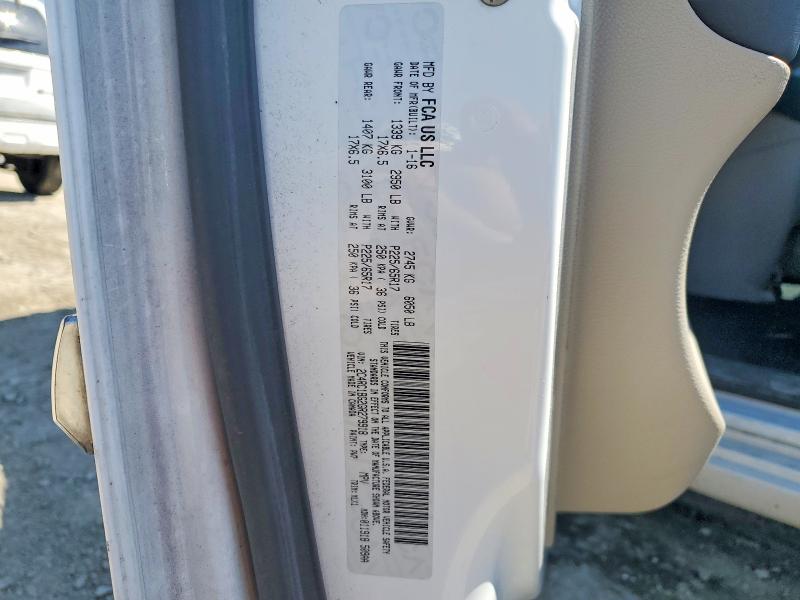 2016 Chrysler Town & Country მანქანა იყიდება აუქციონზე, vin: 2C4RC1BG2GR279918, აუქციონის ნომერი: 51764506
