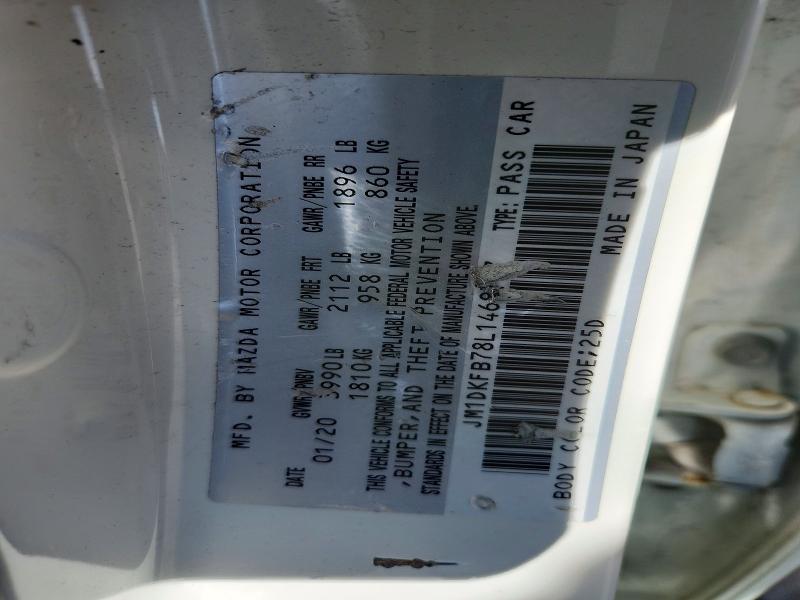 Продажа на аукционе авто 2020 Mazda Cx-3, vin: JM1DKFB78L1469747, номер лота: 49098026
