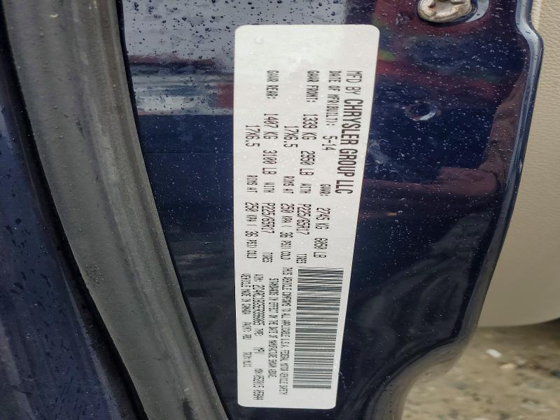 2014 Chrysler Town & Country მანქანა იყიდება აუქციონზე, vin: 2C4RC1BG5ER396065, აუქციონის ნომერი: 48416156