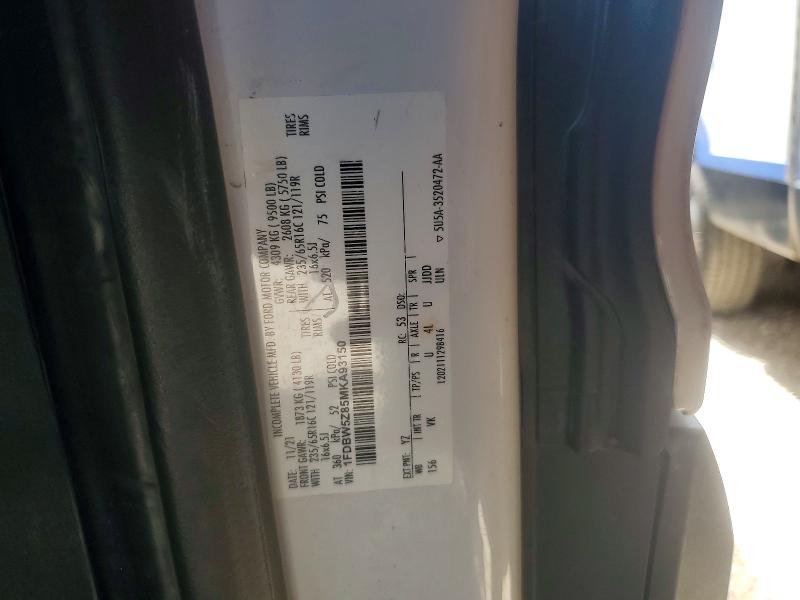 Продажа на аукционе авто 2021 Ford Transit, vin: 1FDBW5Z85MKA93150, номер лота: 46996766