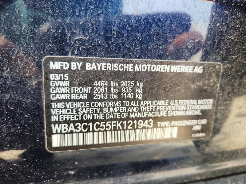 Aukcja sprzedaży 2015 Bmw 328, vin: WBA3C1C55FK121943, numer aukcji: 48570016