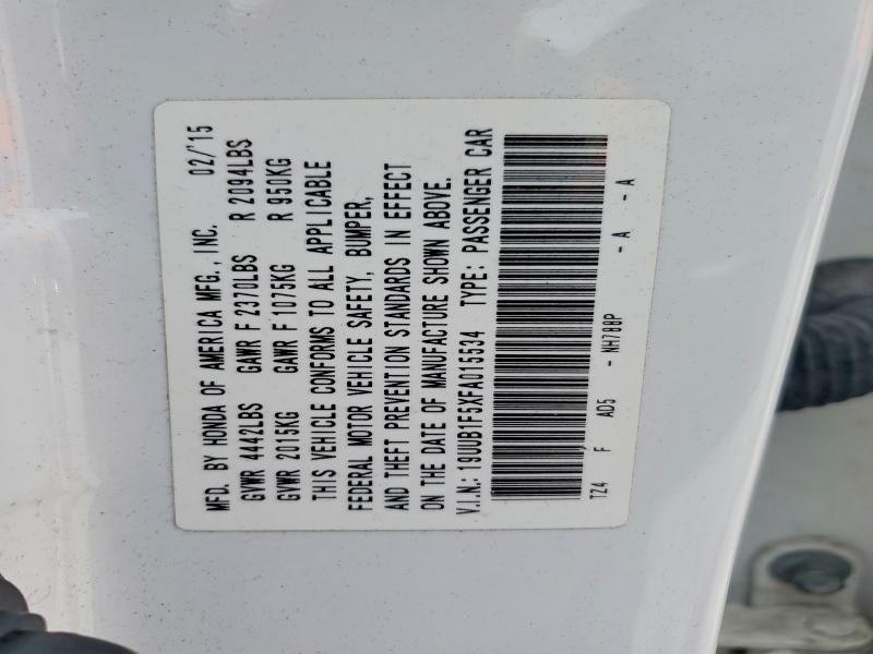 Продажа на аукционе авто 2015 Acura Tlx, vin: 19UUB1F5XFA015534, номер лота: 50768816
