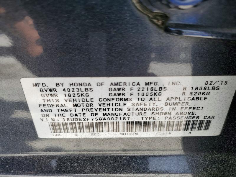 Aukcja sprzedaży 2016 Acura Ilx, vin: 19UDE2F75GA002187, numer aukcji: 48191336
