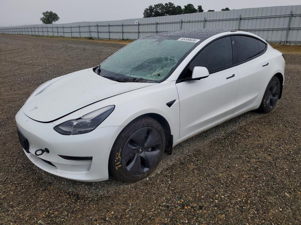 Aukcja sprzedaży 2022 Tesla Model 3, vin: 5YJ3E1EB3NF202872, numer aukcji: 50499636