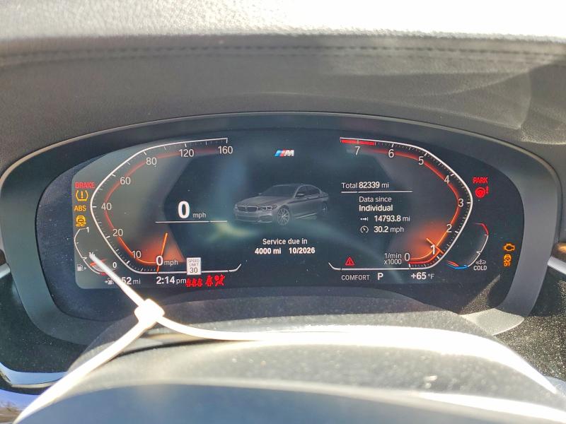 2020 Bmw 540 მანქანა იყიდება აუქციონზე, vin: WBAJS1C01LWW58991, აუქციონის ნომერი: 49287856
