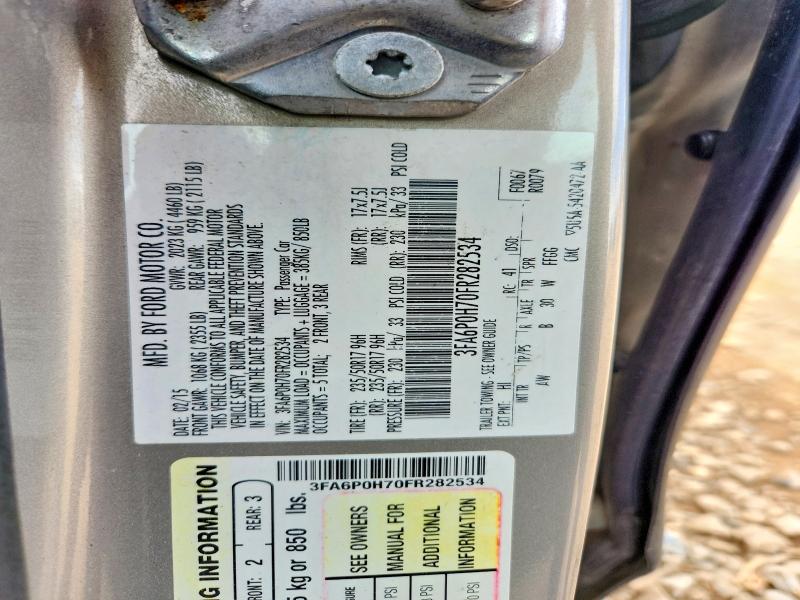48393626 :رقم المزاد ، 3FA6P0H70FR282534 vin ، 2015 Ford Fusion مزاد بيع