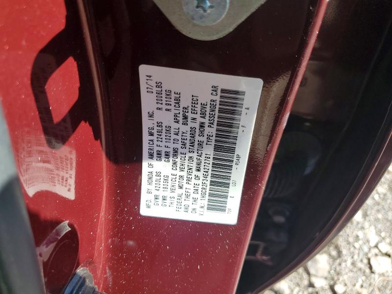 Aukcja sprzedaży 2014 Honda Accord, vin: 1HGCR2F34EA272781, numer aukcji: 51166306
