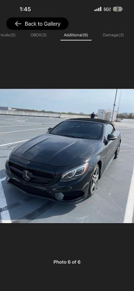 2017 Mercedes-benz S მანქანა იყიდება აუქციონზე, vin: WDDXK8CB6HA015893, აუქციონის ნომერი: 51387966