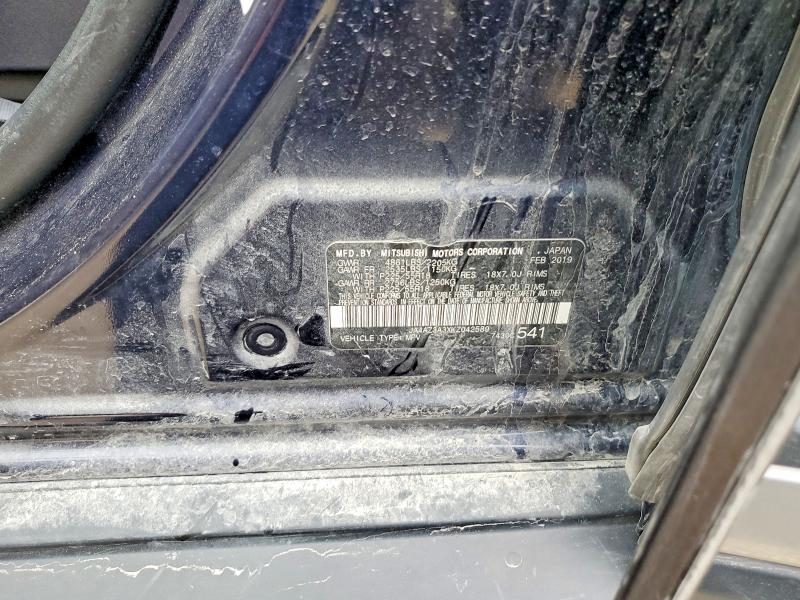 49413946 :رقم المزاد ، JA4AZ3A3XKZ042589 vin ، 2019 Mitsubishi Outlander مزاد بيع