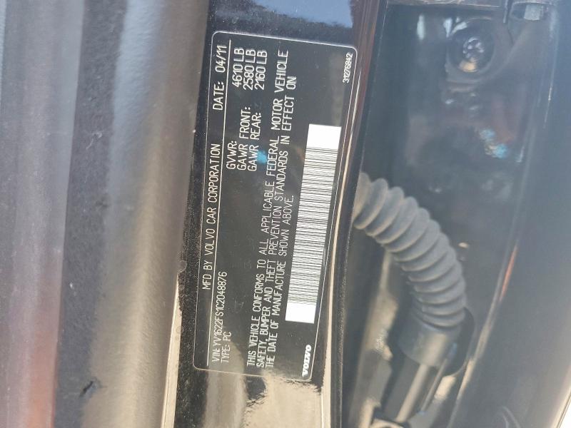 51684186 :رقم المزاد ، YV1622FS1C2048876 vin ، 2012 Volvo S60 مزاد بيع