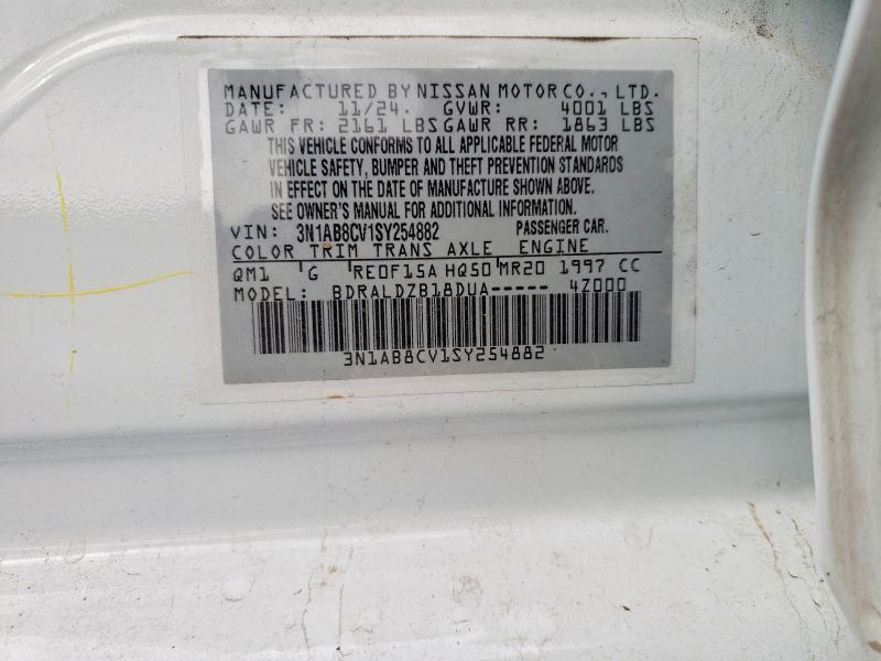 49401786 :رقم المزاد ، 3N1AB8CV1SY254882 vin ، 2025 Nissan Sentra مزاد بيع