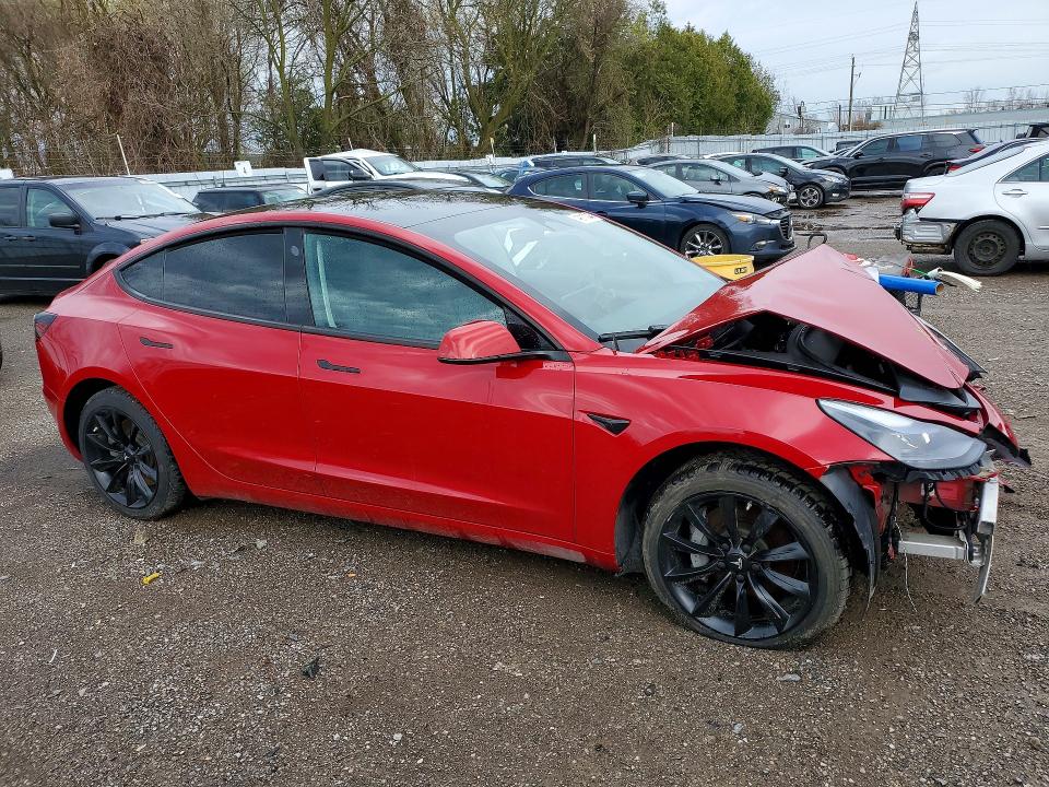 49113246 :رقم المزاد ، LRW3E1FA0PC900004 vin ، 2023 Tesla Model 3 مزاد بيع