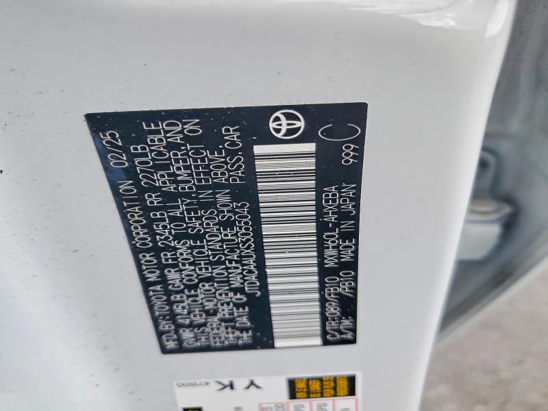 Aukcja sprzedaży 2025 Toyota Prius, vin: JTDACAAUXS3055043, numer aukcji: 51135076