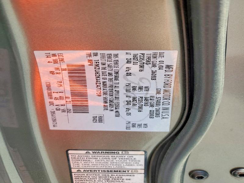 Aukcja sprzedaży 2004 Ford Explorer, vin: 1FMZU62K44ZA71759, numer aukcji: 49082906