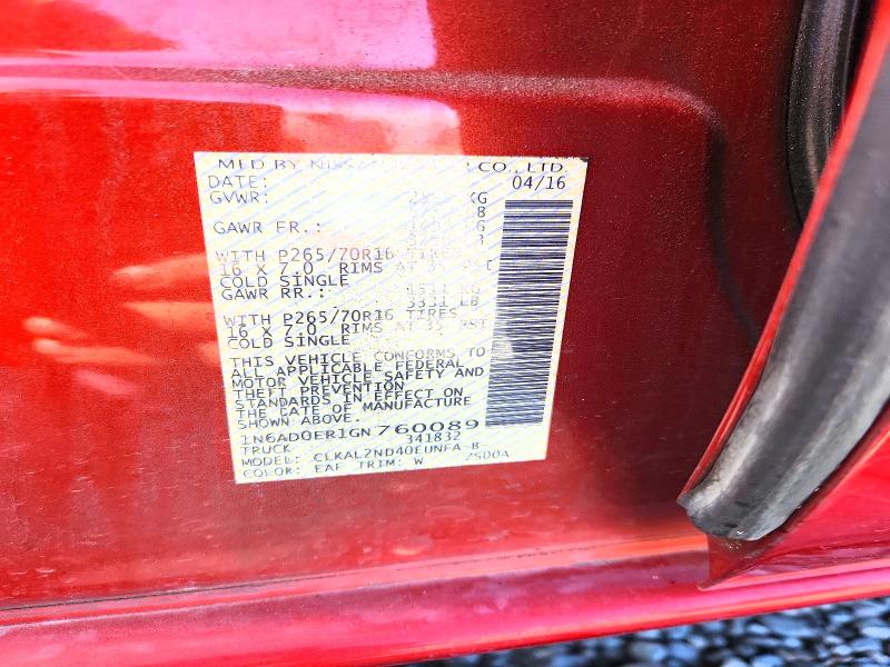 Продаж на аукціоні авто 2016 Nissan Frontier, vin: 1N6AD0ER1GN760089, номер лоту: 48753836