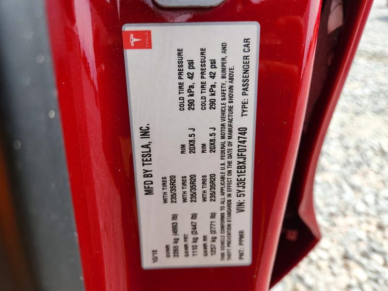 Aukcja sprzedaży 2018 Tesla Model 3, vin: 5YJ3E1EBXJF074740, numer aukcji: 48832706