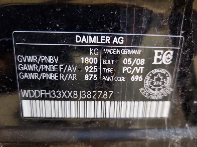 Aukcja sprzedaży 2008 Mercedes-benz B200, vin: WDDFH33XX8J382787, numer aukcji: 49249326