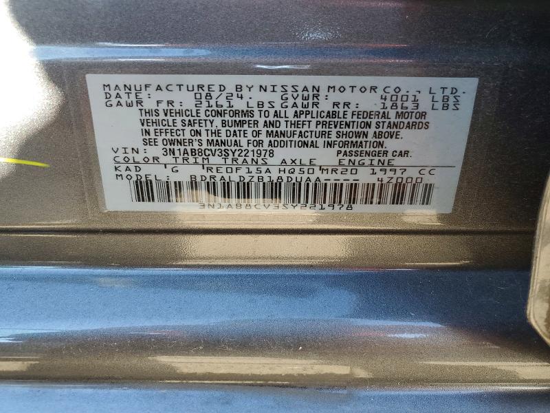 Продаж на аукціоні авто 2025 Nissan Sentra, vin: 3N1AB8CV3SY221978, номер лоту: 50631306