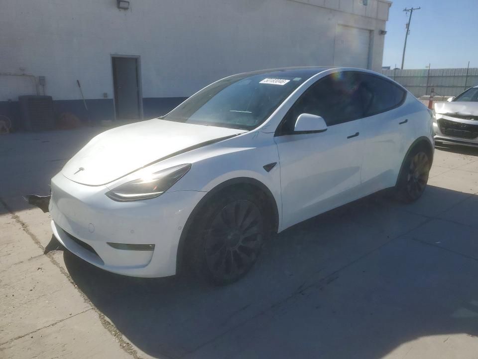 2021 Tesla Model Y მანქანა იყიდება აუქციონზე, vin: 5YJYGDEF1MF137751, აუქციონის ნომერი: 50183046