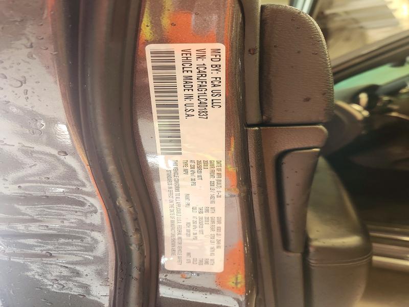50764416 :رقم المزاد ، 1C4RJFAG1LC401837 vin ، 2020 Jeep Grand Cherokee مزاد بيع