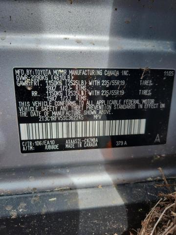 48481716 :رقم المزاد ، 2T3C1RFV5SC362245 vin ، 2025 Toyota Rav4 مزاد بيع
