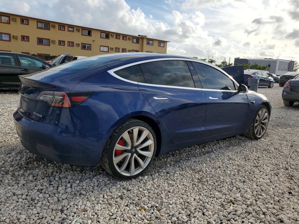 2018 Tesla Model 3 მანქანა იყიდება აუქციონზე, vin: 5YJ3E1EB9JF080884, აუქციონის ნომერი: 48436766