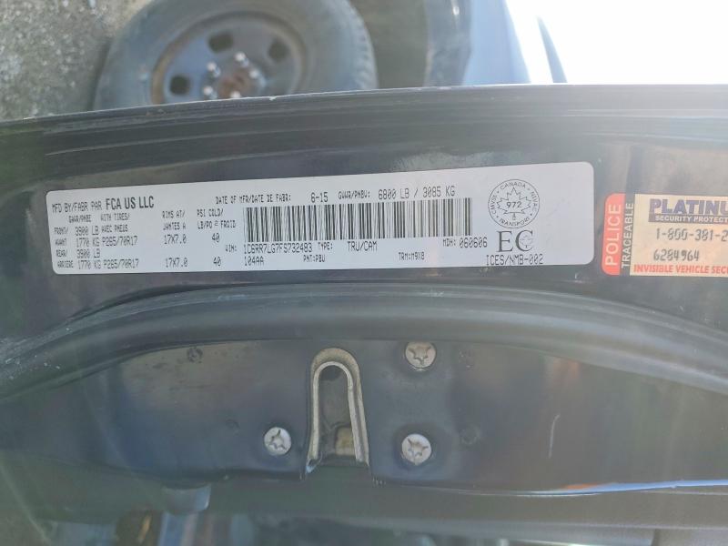 Продажа на аукционе авто 2015 Ram 1500, vin: 1C6RR7LG7FS732483, номер лота: 48403786