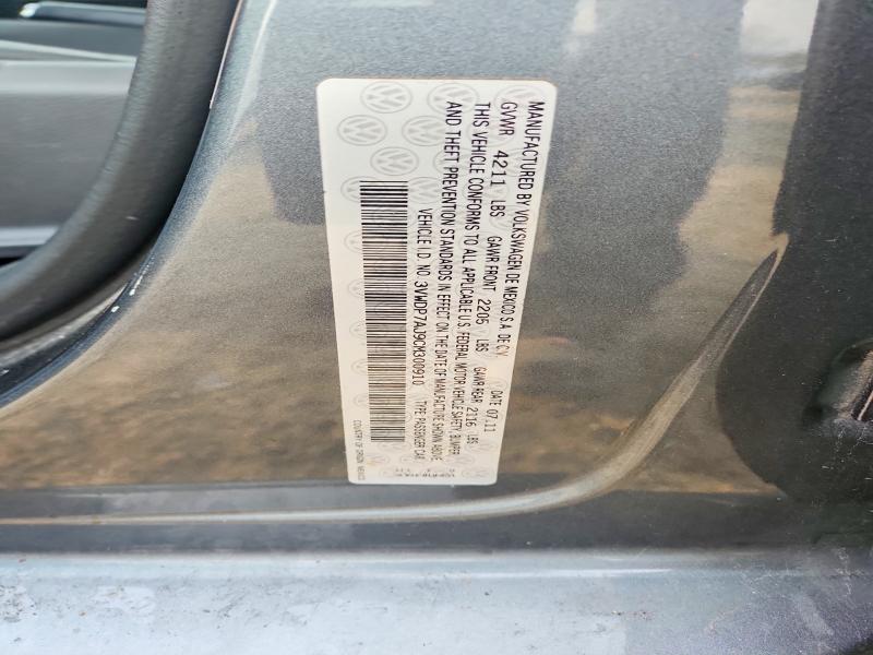 48178546 :رقم المزاد ، 3VWDP7AJ9CM300910 vin ، 2012 Volkswagen Jetta مزاد بيع