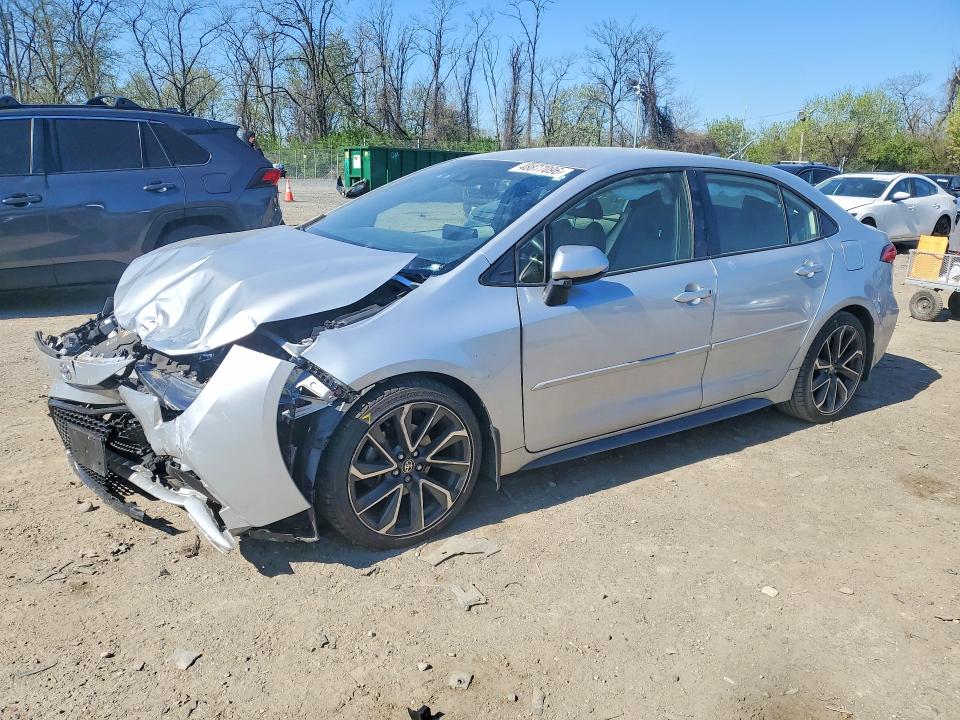 48877096 :رقم المزاد ، JTDS4MCE4N3511325 vin ، 2022 Toyota Corolla مزاد بيع