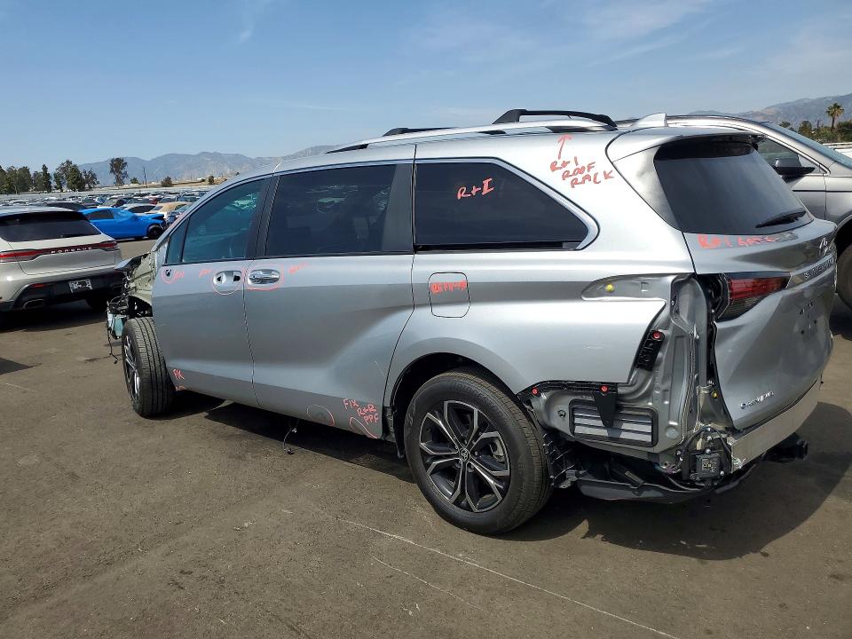 2025 Toyota Sienna მანქანა იყიდება აუქციონზე, vin: 5TDESKFC0SS201409, აუქციონის ნომერი: 50185146