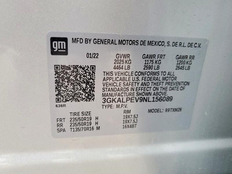 Продажа на аукционе авто 2022 Gmc Terrain, vin: 3GKALPEV9NL156089, номер лота: 51260896