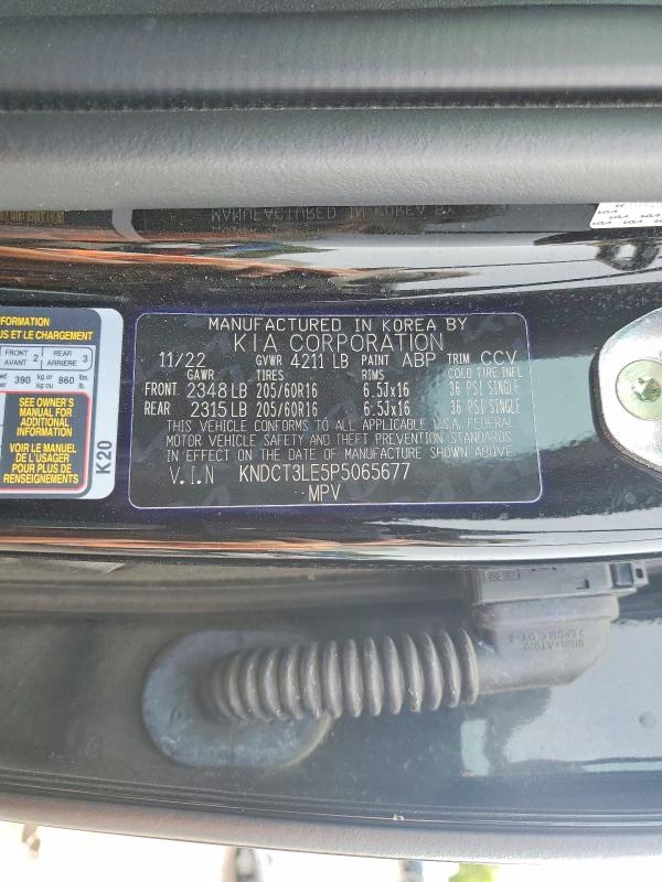 50935326 :رقم المزاد ، KNDCT3LE5P5065677 vin ، 2023 Kia Niro مزاد بيع