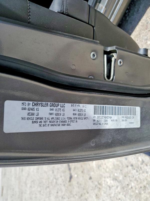 Продажа на аукционе авто 2011 Dodge Charger, vin: 2B3CL5CT4BH557484, номер лота: 50722616