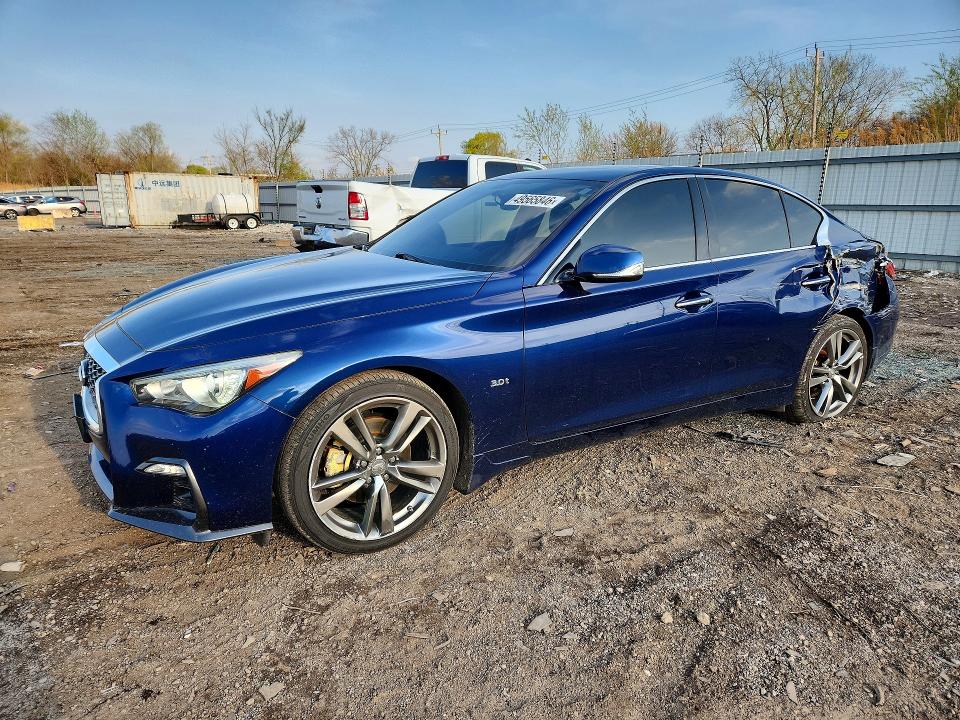 49565846 :رقم المزاد ، JN1EV7AR4JM435095 vin ، 2018 Infiniti Q50 مزاد بيع