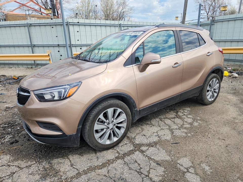 2018 Buick Encore მანქანა იყიდება აუქციონზე, vin: KL4CJASB8JB661130, აუქციონის ნომერი: 49419626