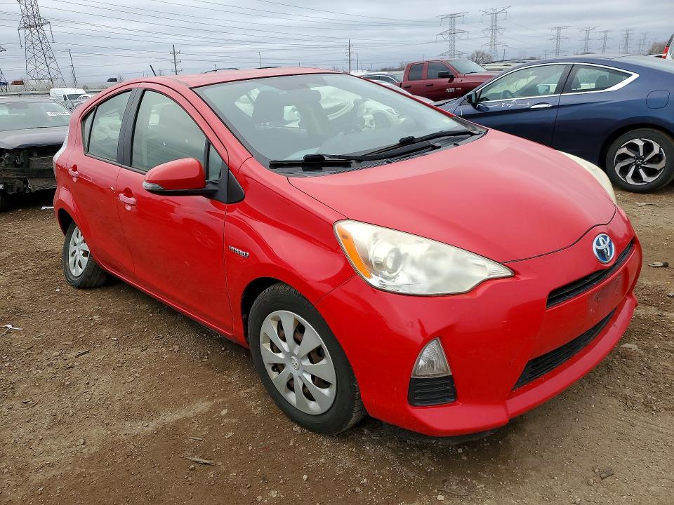 48473786 :رقم المزاد ، JTDKDTB31C1503816 vin ، 2012 Toyota Prius C مزاد بيع