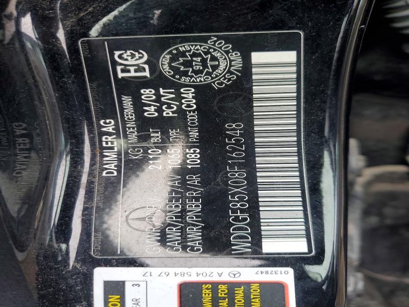 Aukcja sprzedaży 2008 Mercedes-benz C230 4matic 4dr, vin: WDDGF85X08F162548, numer aukcji: 47826816