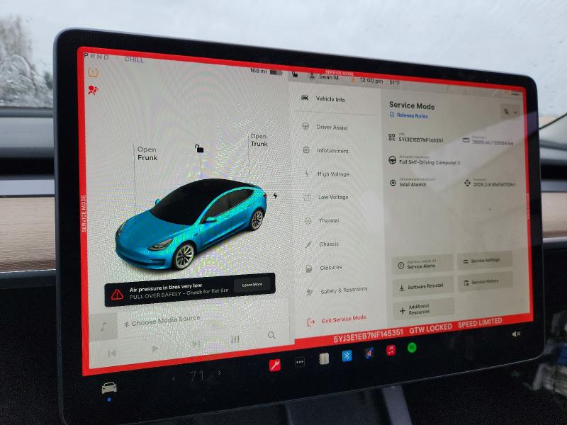 Aukcja sprzedaży 2022 Tesla Model 3, vin: 5YJ3E1EB7NF145351, numer aukcji: 48116016