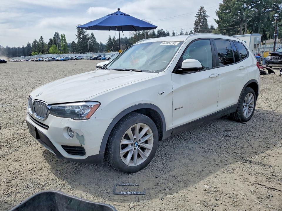 2017 Bmw X3 მანქანა იყიდება აუქციონზე, vin: 5UXWZ7C57H0T44077, აუქციონის ნომერი: 52055126