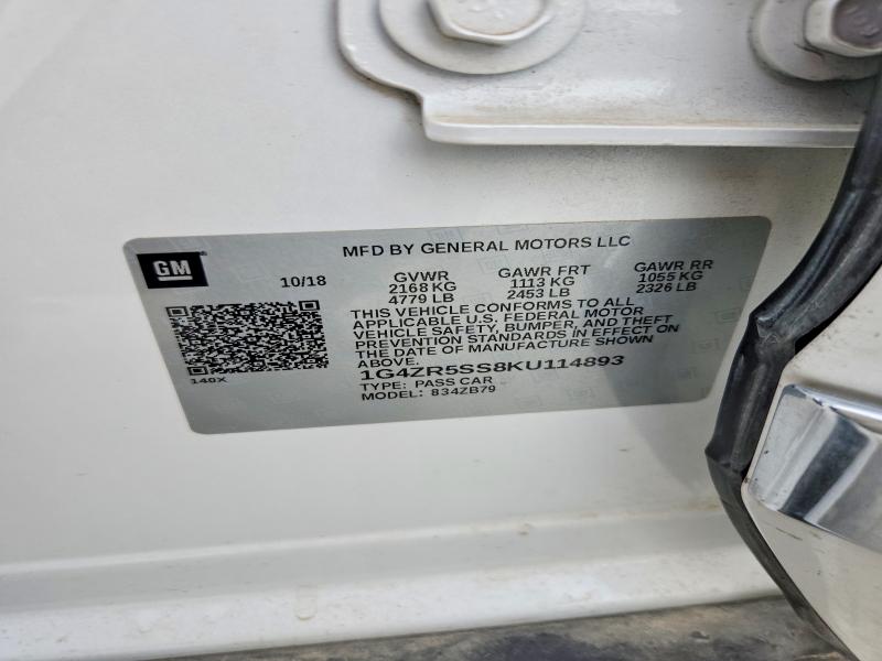 Продаж на аукціоні авто 2019 Buick Lacrosse, vin: 1G4ZR5SS8KU114893, номер лоту: 49920426