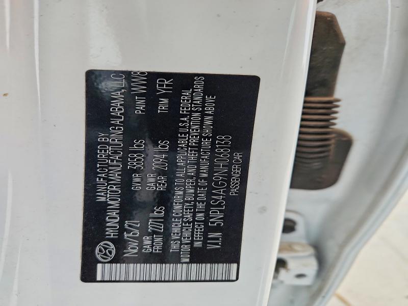 Aukcja sprzedaży 2022 Hyundai Elantra, vin: 5NPLS4AG9NH068138, numer aukcji: 51676336