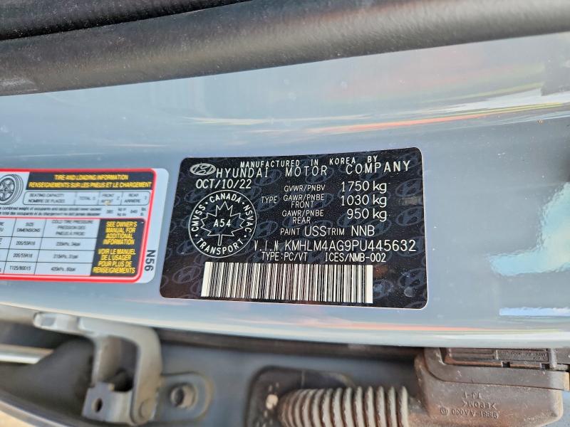Aukcja sprzedaży 2023 Hyundai Elantra, vin: KMHLM4AG9PU445632, numer aukcji: 46468426