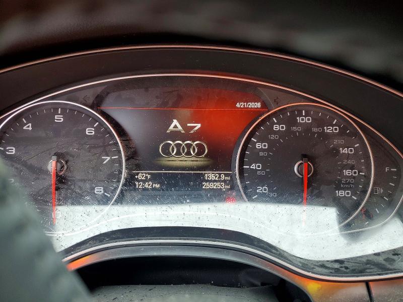 2013 Audi A7 მანქანა იყიდება აუქციონზე, vin: WAUYGAFC4DN052825, აუქციონის ნომერი: 50193886