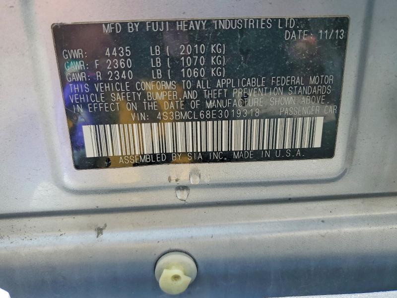 Продаж на аукціоні авто 2014 Subaru Legacy, vin: 4S3BMCL68E3019318, номер лоту: 49577086
