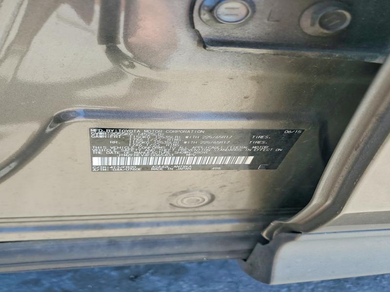 49044956 :رقم المزاد ، JTMZFREV4FD065403 vin ، 2015 Toyota Rav4 مزاد بيع