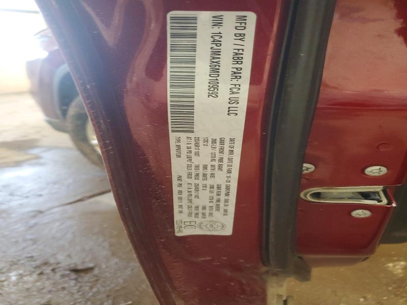 50389446 :رقم المزاد ، 1C4PJMAX6MD109592 vin ، 2021 Jeep Cherokee مزاد بيع