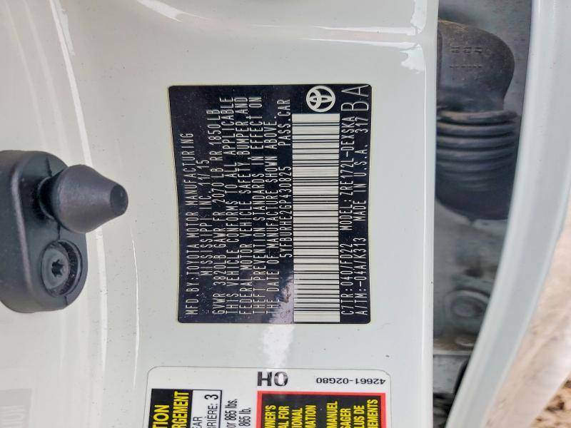 Продаж на аукціоні авто 2016 Toyota Corolla, vin: 5YFBURHE2GP430825, номер лоту: 49577236