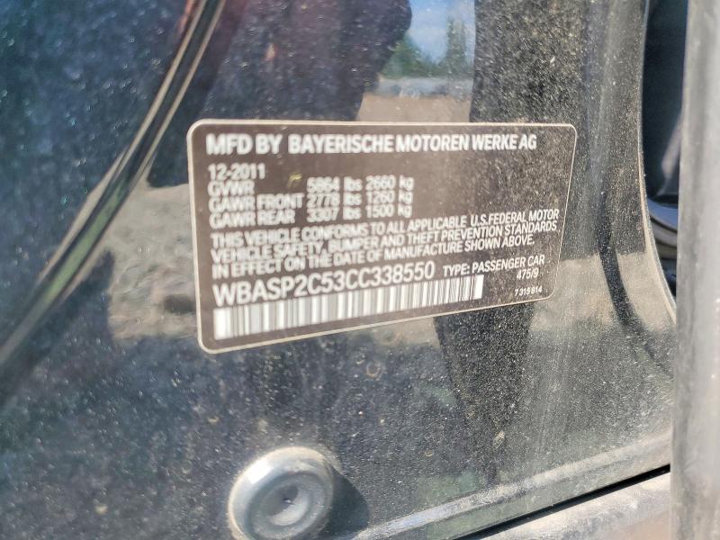 Продажа на аукционе авто 2012 Bmw 535, vin: WBASP2C53CC338550, номер лота: 48952706